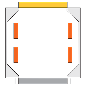 LL or RR burner positions shown. WS-FD-9690-DD, FD-11275-DD& FD-11290-DD models