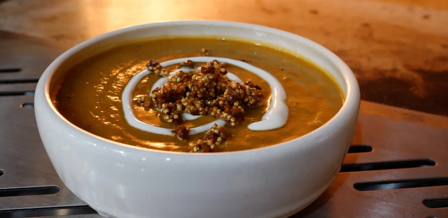 Soup on the hearth