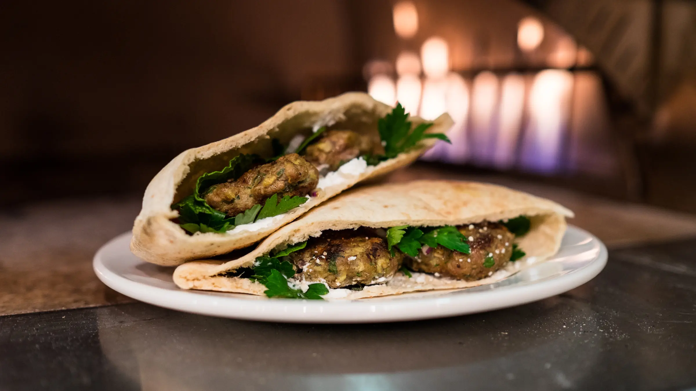 Falafels in pita