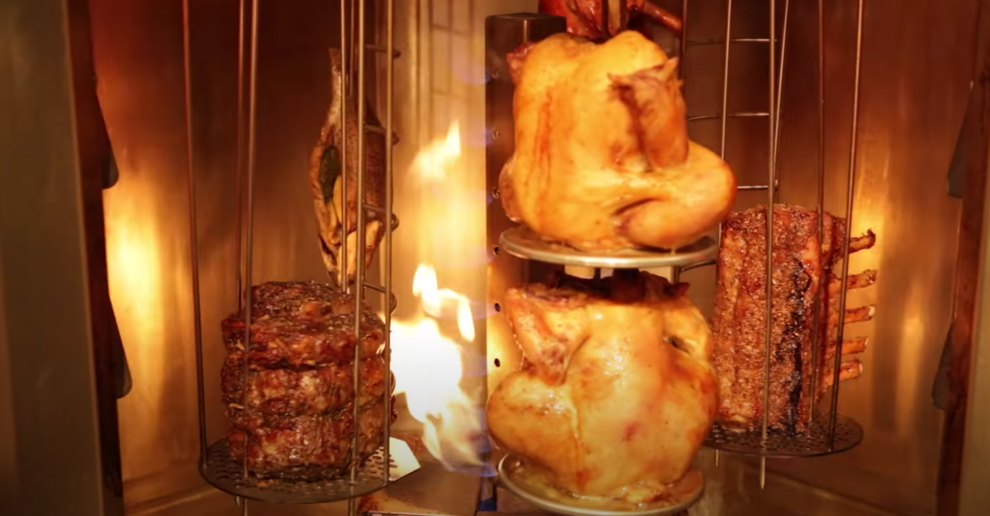 شواية واتكوم الغازية العمودية