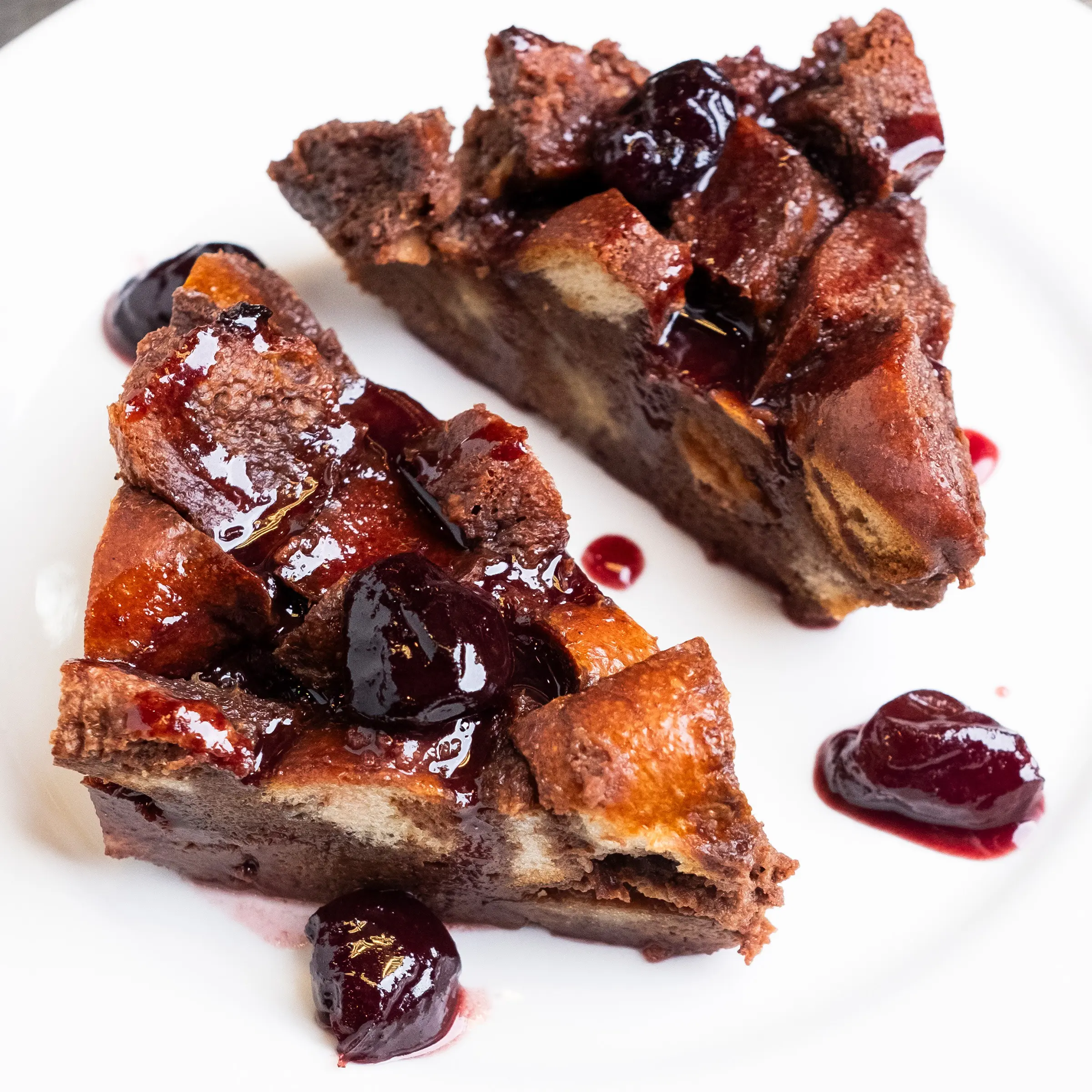 Bread Pudding on a plate