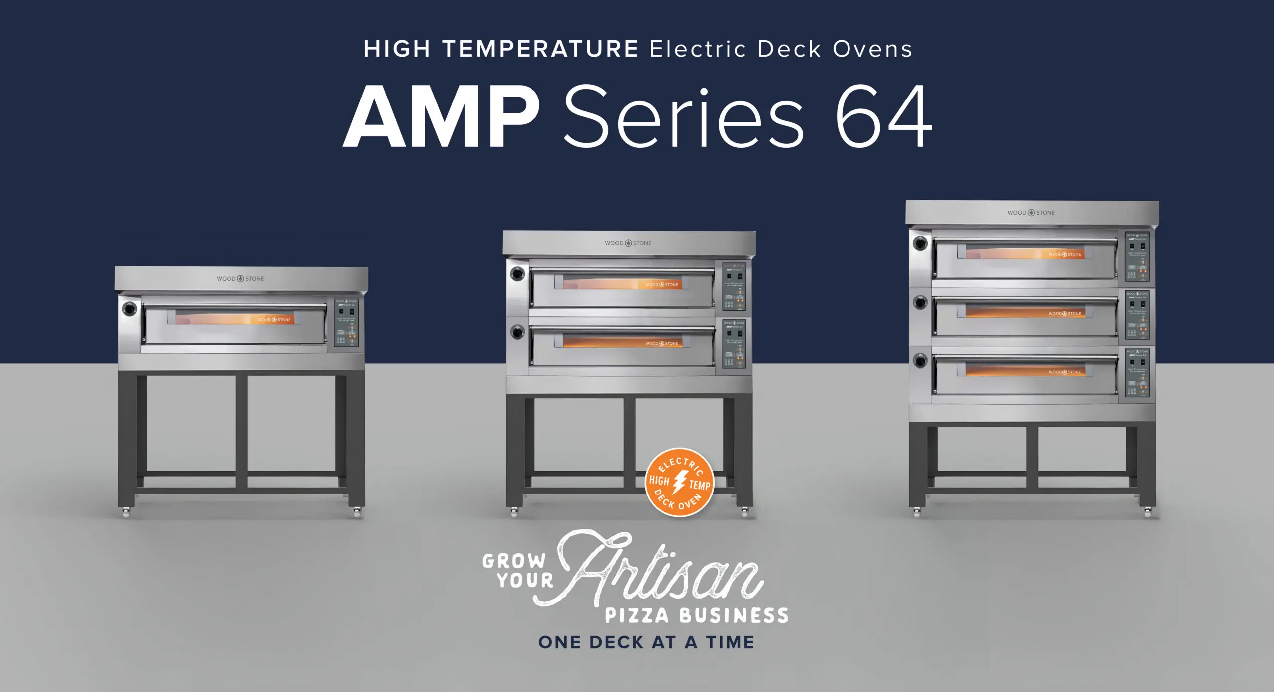 AMP Series 64 High Temperature Electric Deck Oven