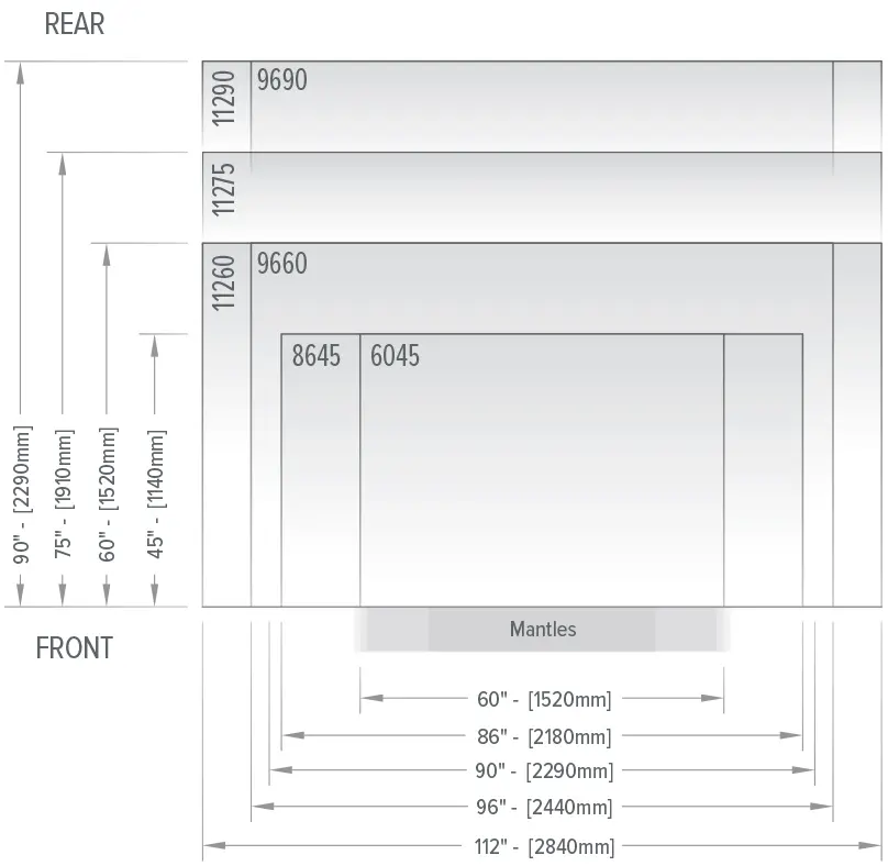 Fire Deck Oven Footprints