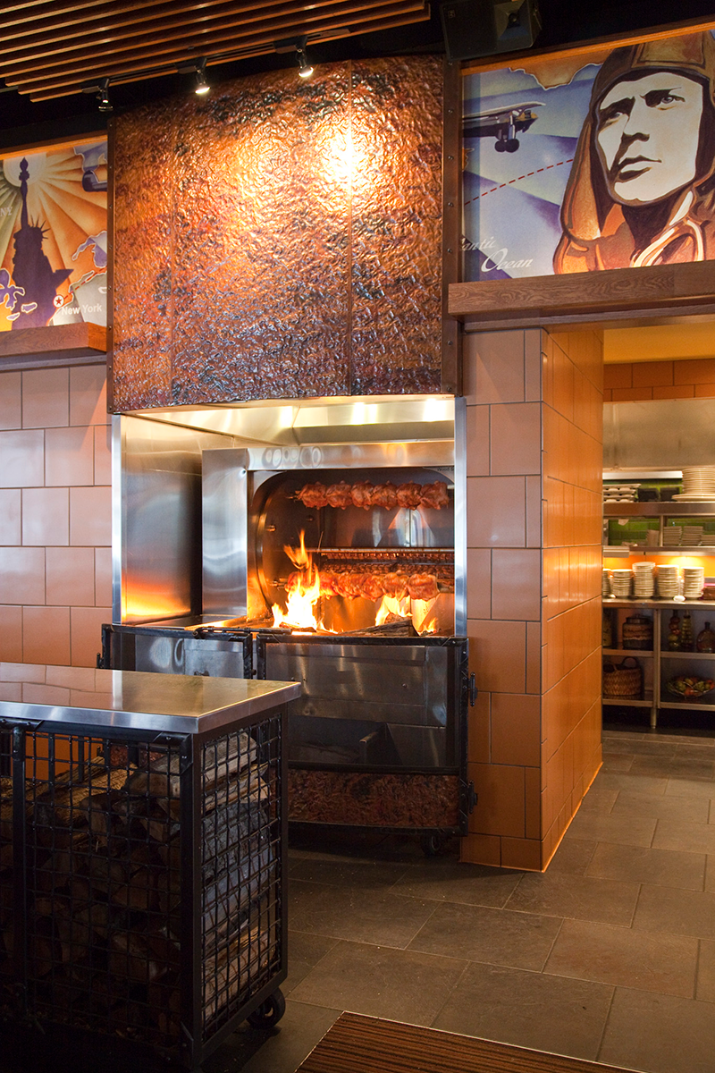 Mt. Olympus Solid Fuel Rotisserie installation photo