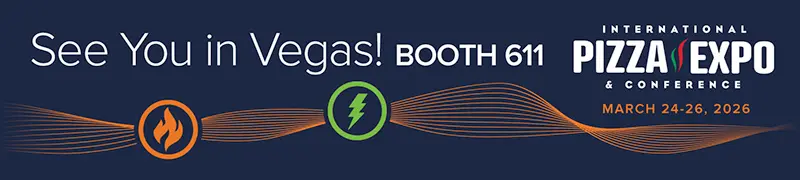 See You in Vegas! Booth 611 at Pizza Expo March 24–26, 2026