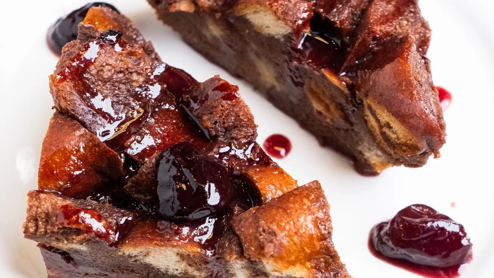 Bread Pudding on a plate